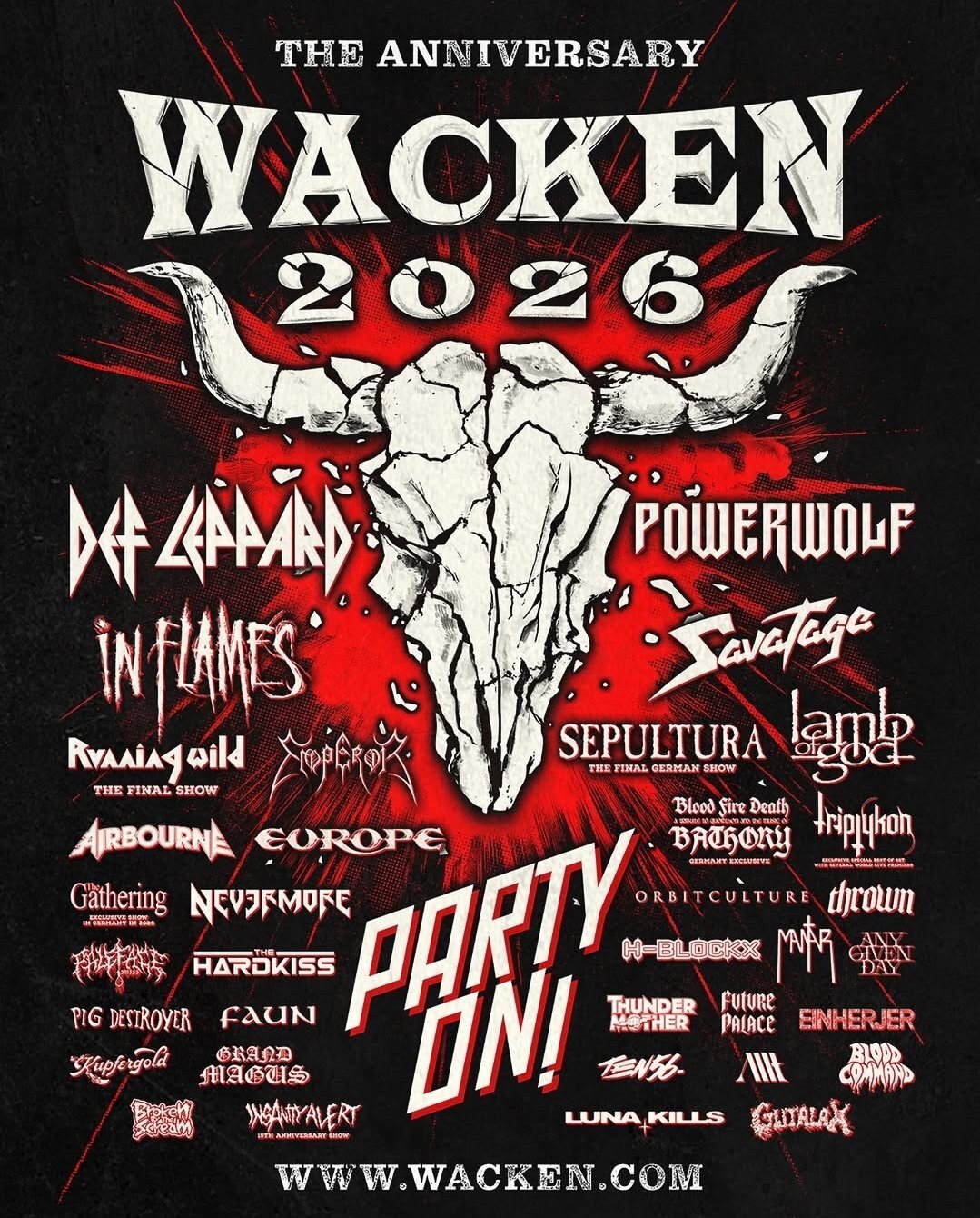 Broken By The Scream、Wacken Open Air 2026 出演決定！ | Broken By